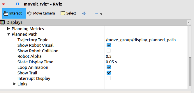 Show Trail option